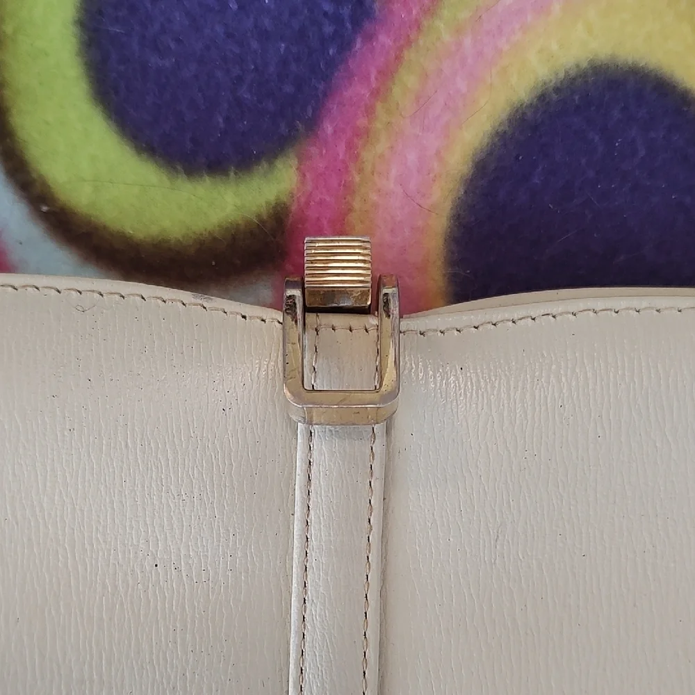 VINTAGE DOFAN Leather Tote Circa 1940-1950's EVC - Picture 3 of 16